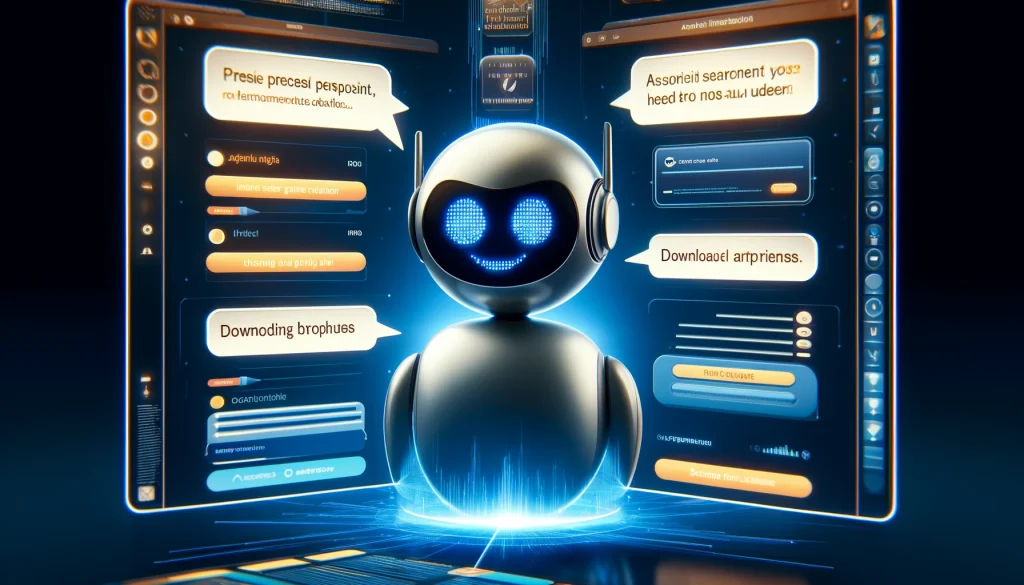 Interfaz de chatbot GenAI en página web respondiendo preguntas y levantando pedidos.